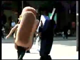 ahahaha)) hot dog and phone are fighting))