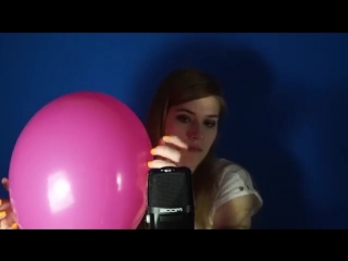 asmr girl blows balloons mp4